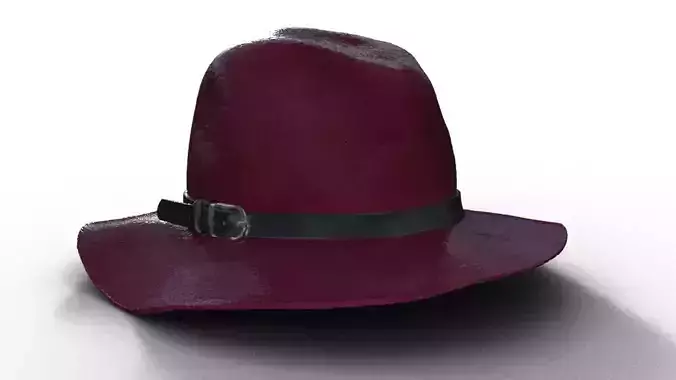red hat fashion 3D model