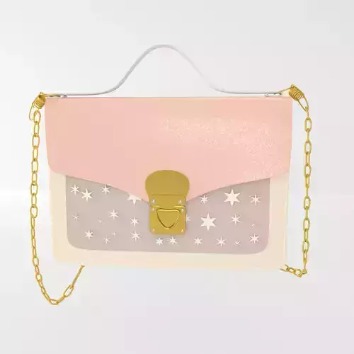 ladies hand bag model 3D model
