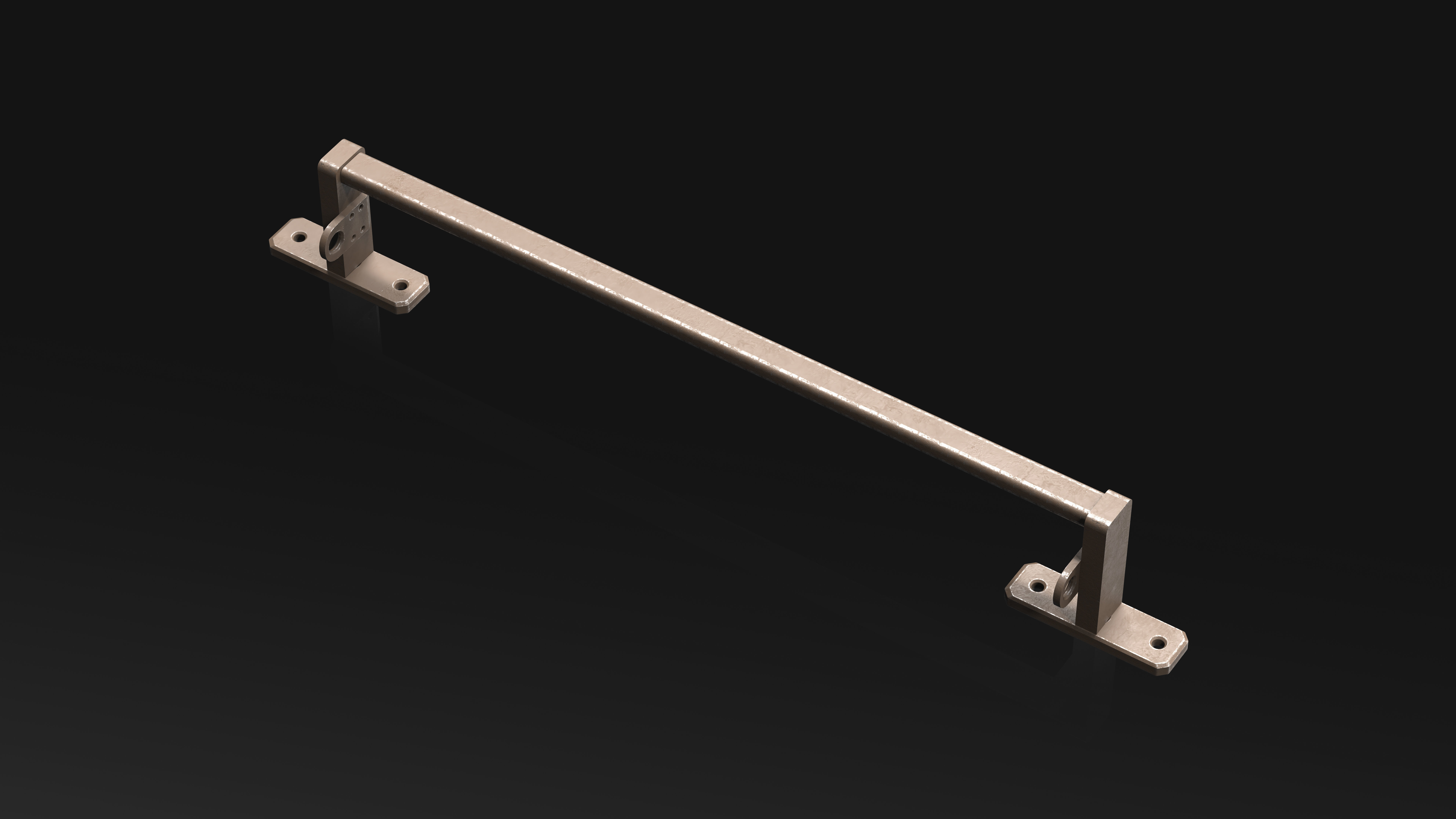 23 Hard Surface Sub-D Heavy Grip Rails and step Elements 3D model_19