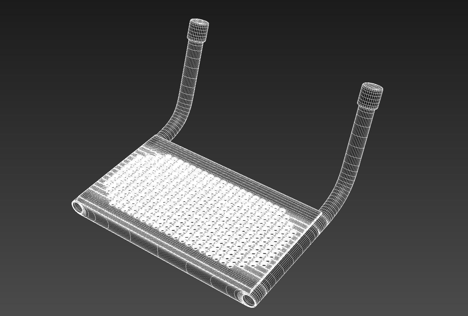 23 Hard Surface Sub-D Heavy Grip Rails and step Elements 3D model_27