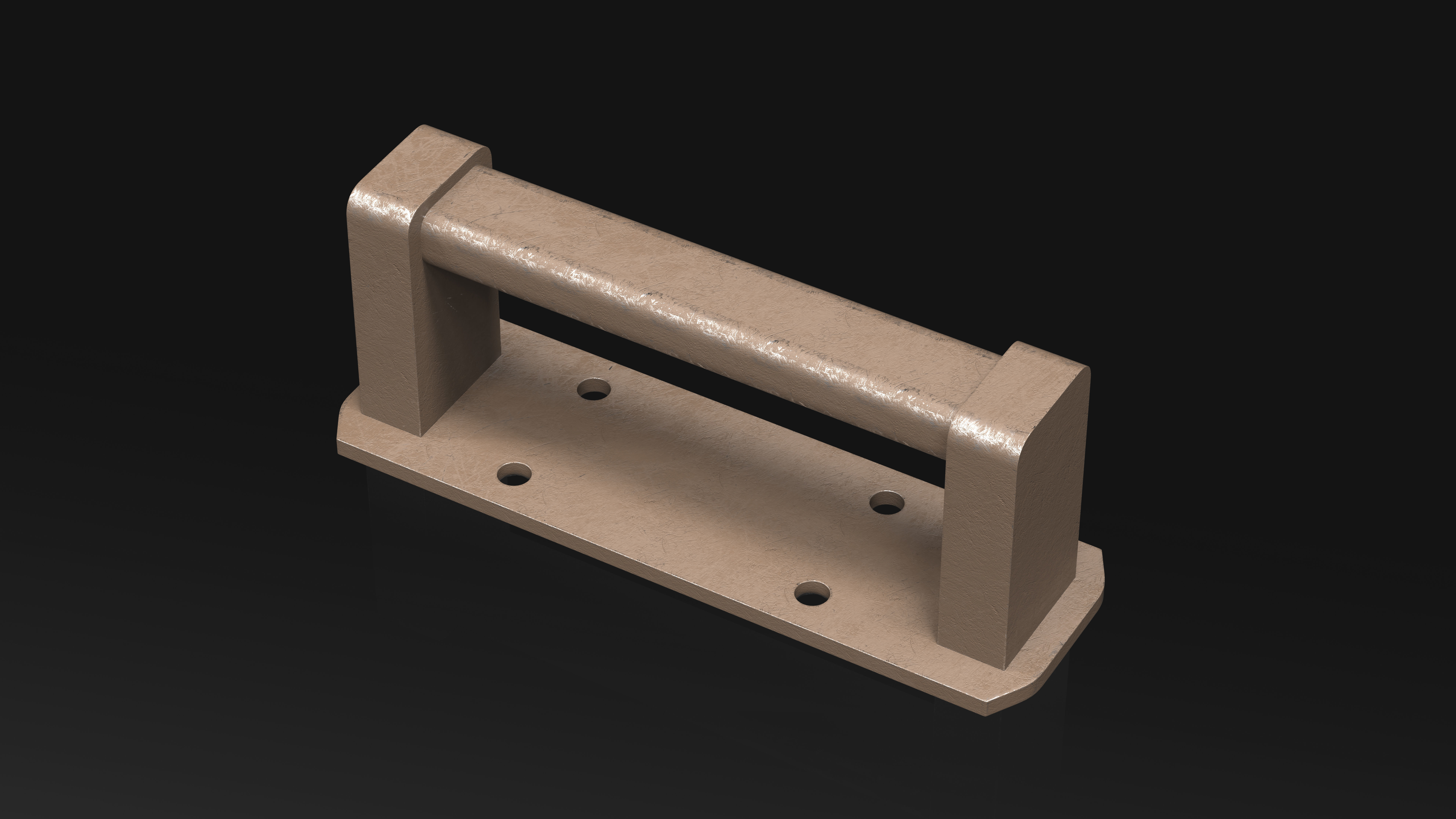 23 Hard Surface Sub-D Heavy Grip Rails and step Elements 3D model_21