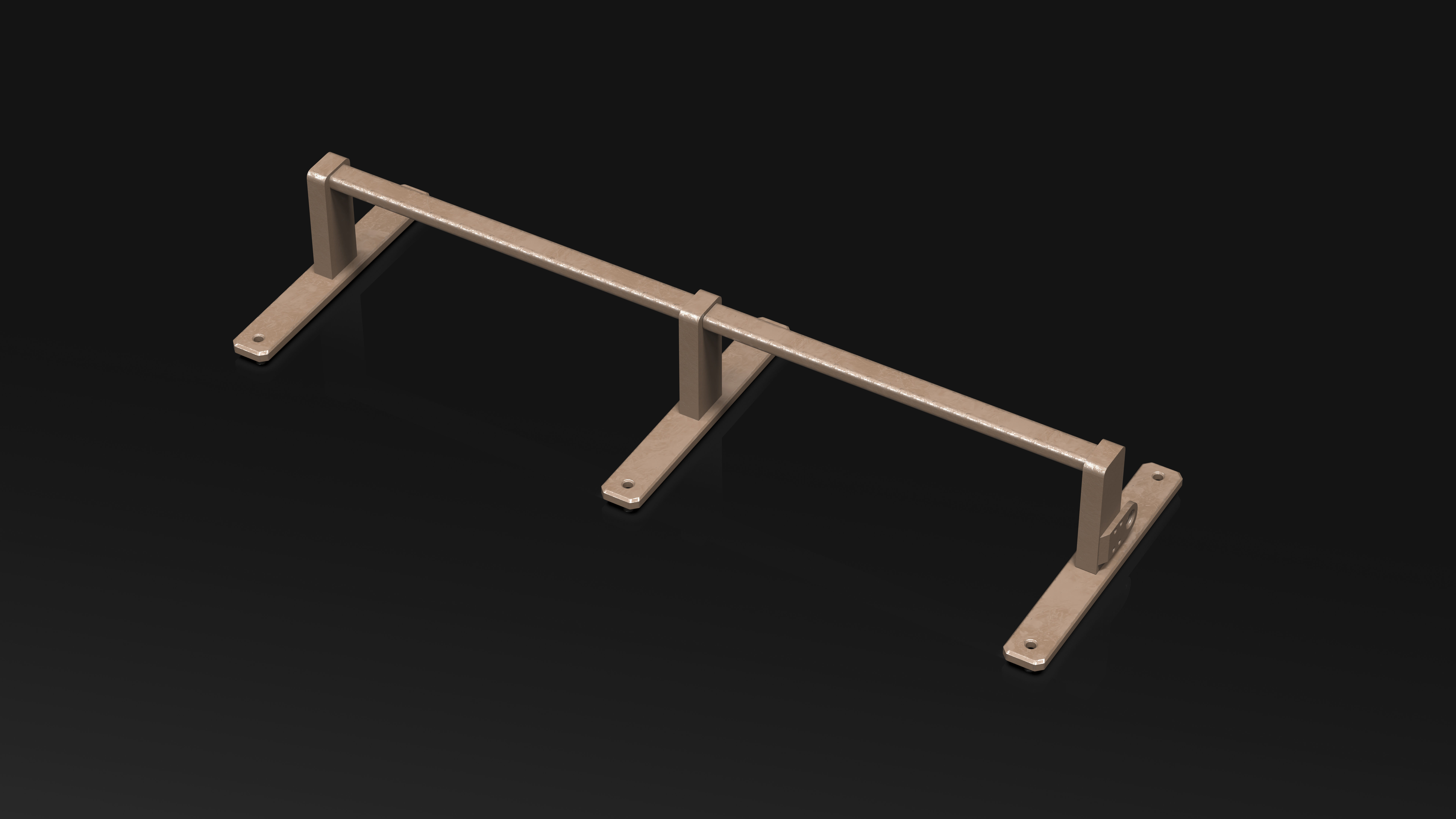 23 Hard Surface Sub-D Heavy Grip Rails and step Elements 3D model_15