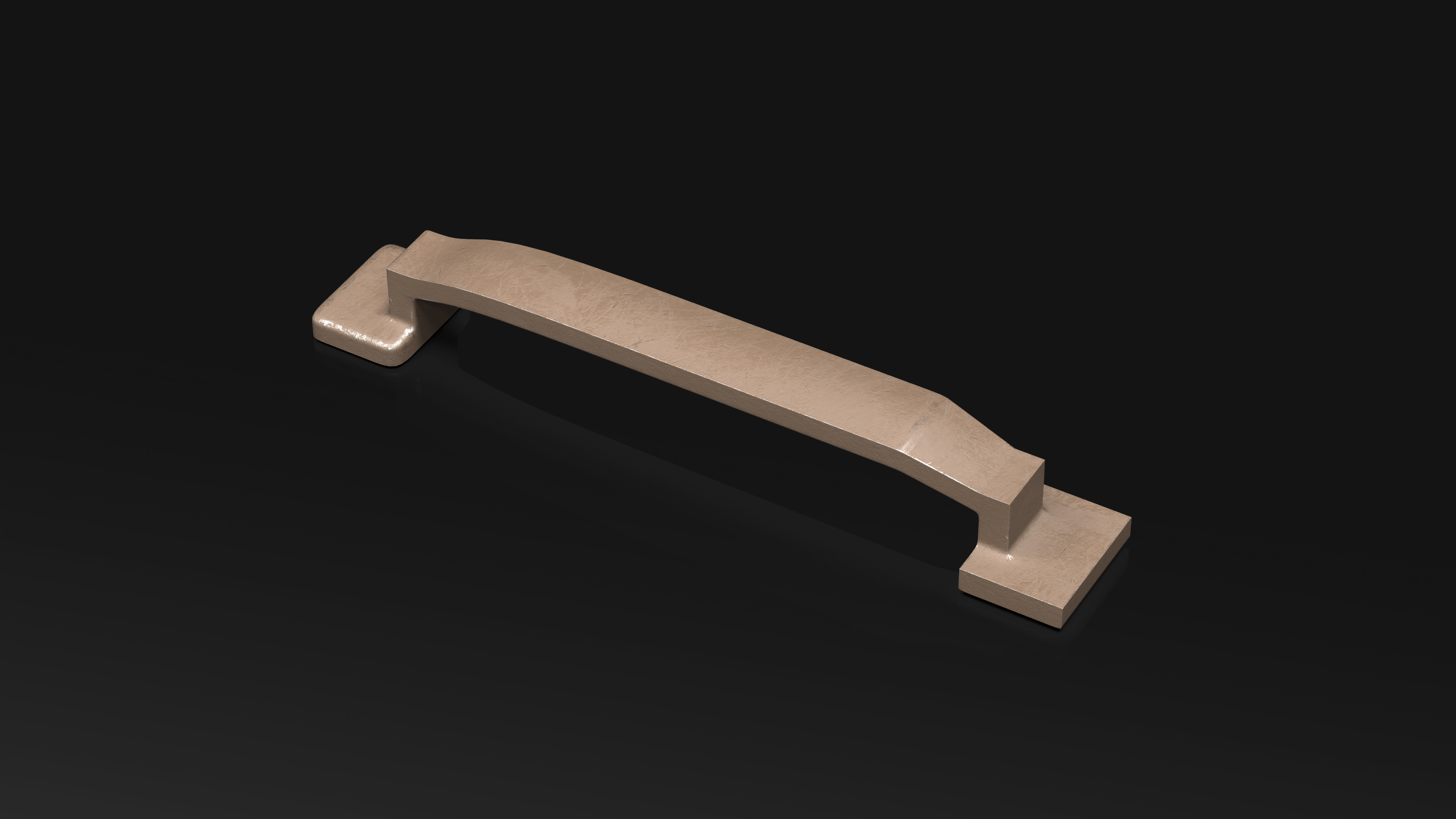 23 Hard Surface Sub-D Heavy Grip Rails and step Elements 3D model_14