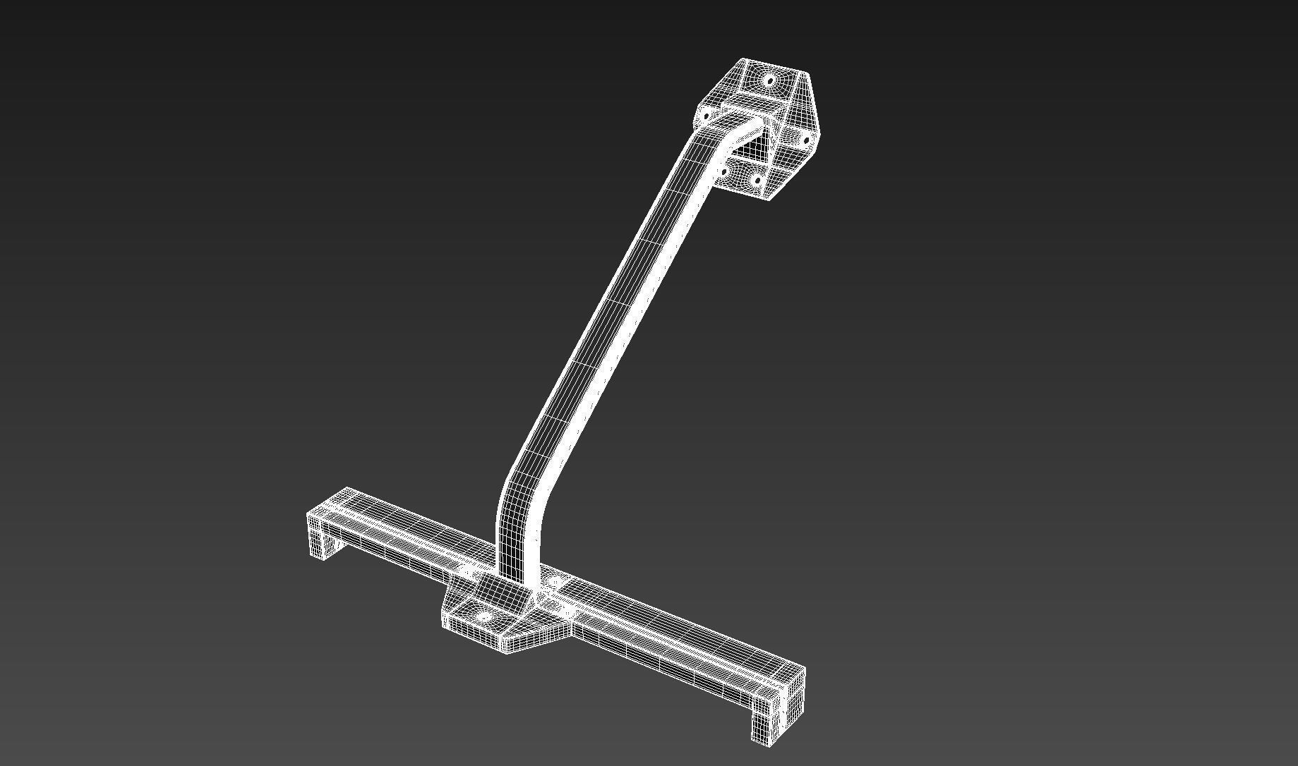 23 Hard Surface Sub-D Heavy Grip Rails and step Elements 3D model_26