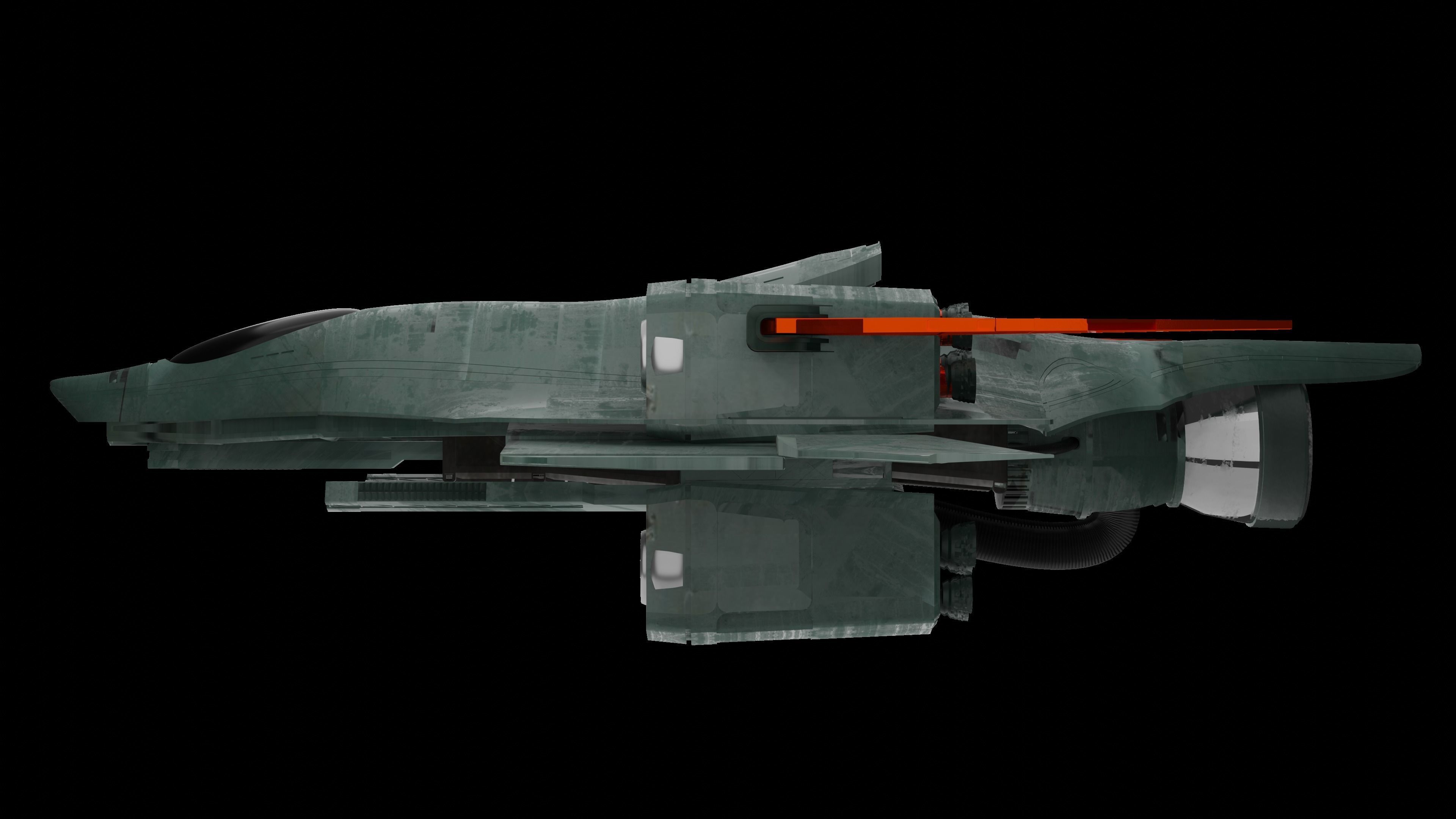 Original Concept - Jet 3D Model Free 3D model_5