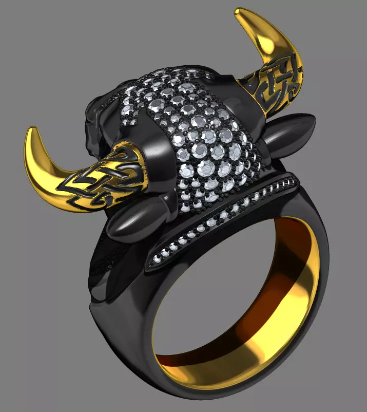 Bull ring 3D print model