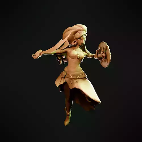 Breath of the Wild Urbosa 3D print model