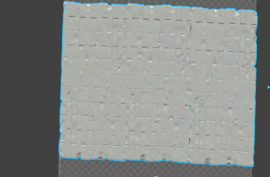 Large ruined pavement 3D print model_0