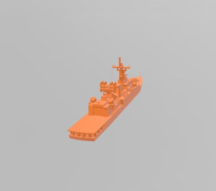 Chinese Navy Commander 053 Wargame Miniature 3D print model_4