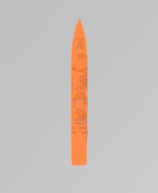 Chinese Navy Commander 053 Wargame Miniature 3D print model_2