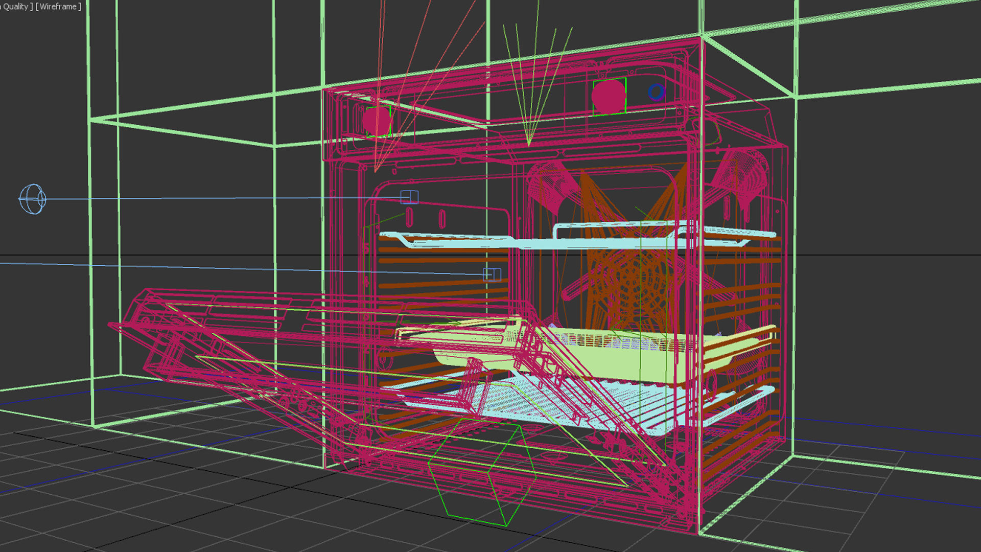 Oven Single Wall 3D model_3