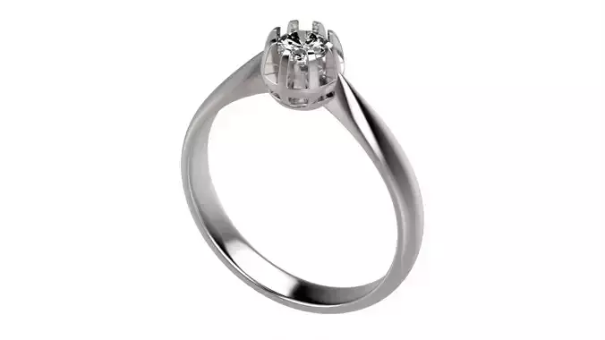 Solitaire Ring and Diamond All Size