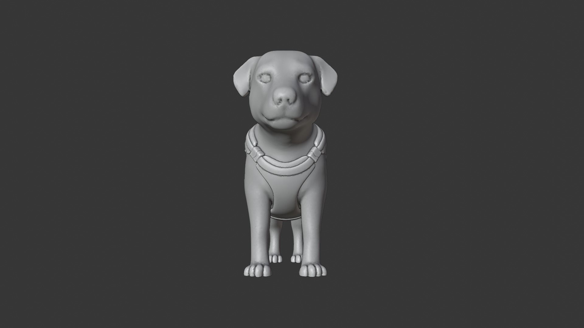 Jack Russell Terrier Patron Ukrainian Dog Landmine Finder 3D print model_7