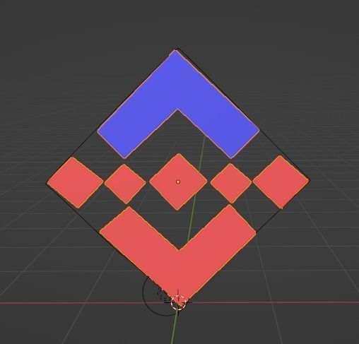 Custom 3d Logo Low-poly 3D model_9