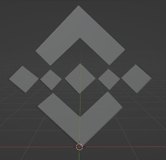 Custom 3d Logo Low-poly 3D model_6