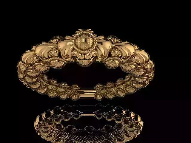 antic bangle  3D print model