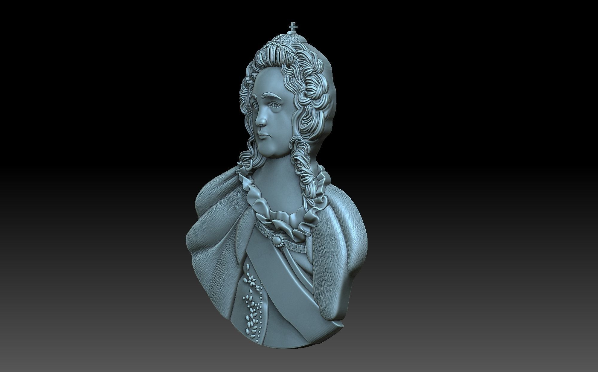 Ekaterina bust of queen elizabeth i 3D print model_1