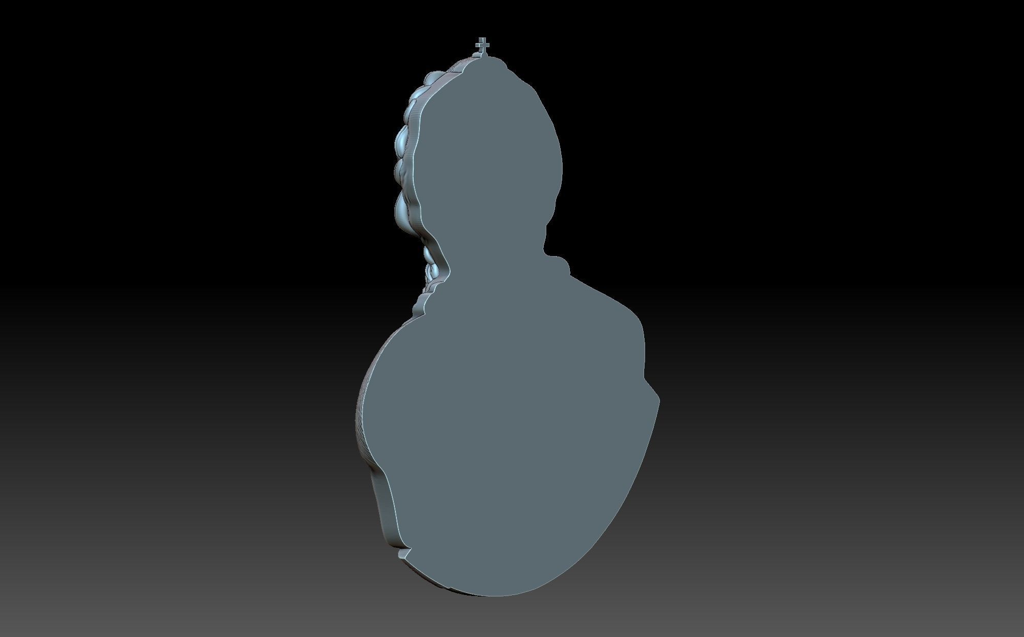 Ekaterina bust of queen elizabeth i 3D print model_3