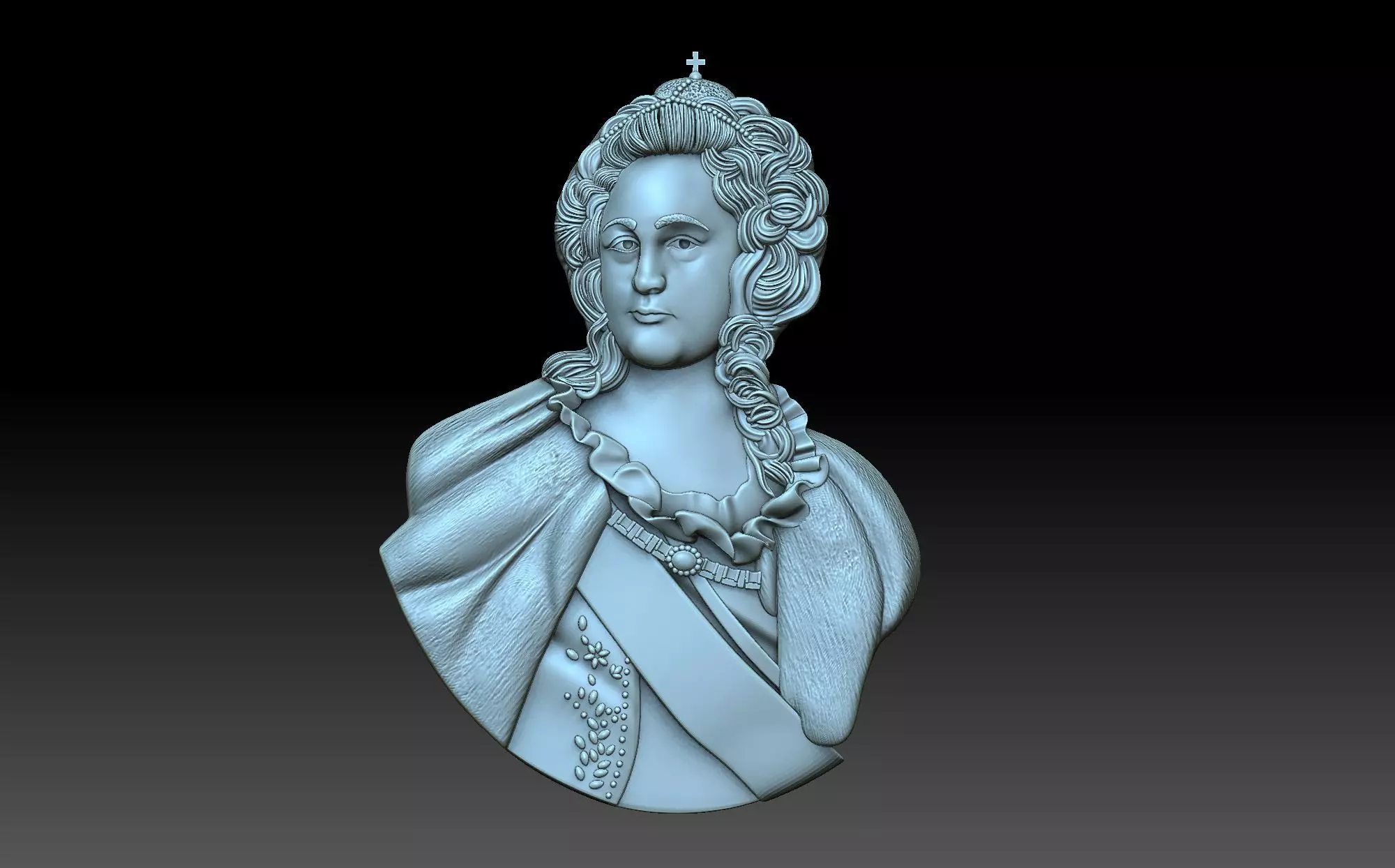 Ekaterina bust of queen elizabeth i 3D print model_0