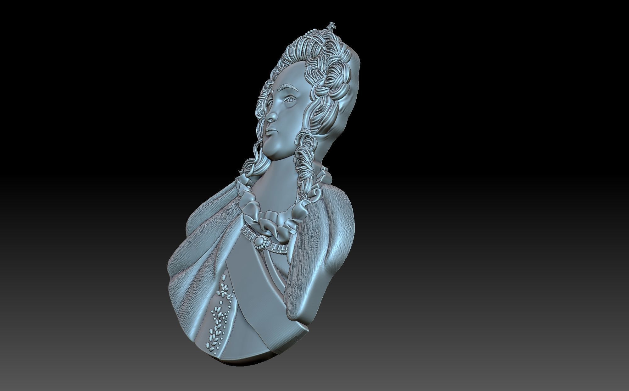 Ekaterina bust of queen elizabeth i 3D print model_5