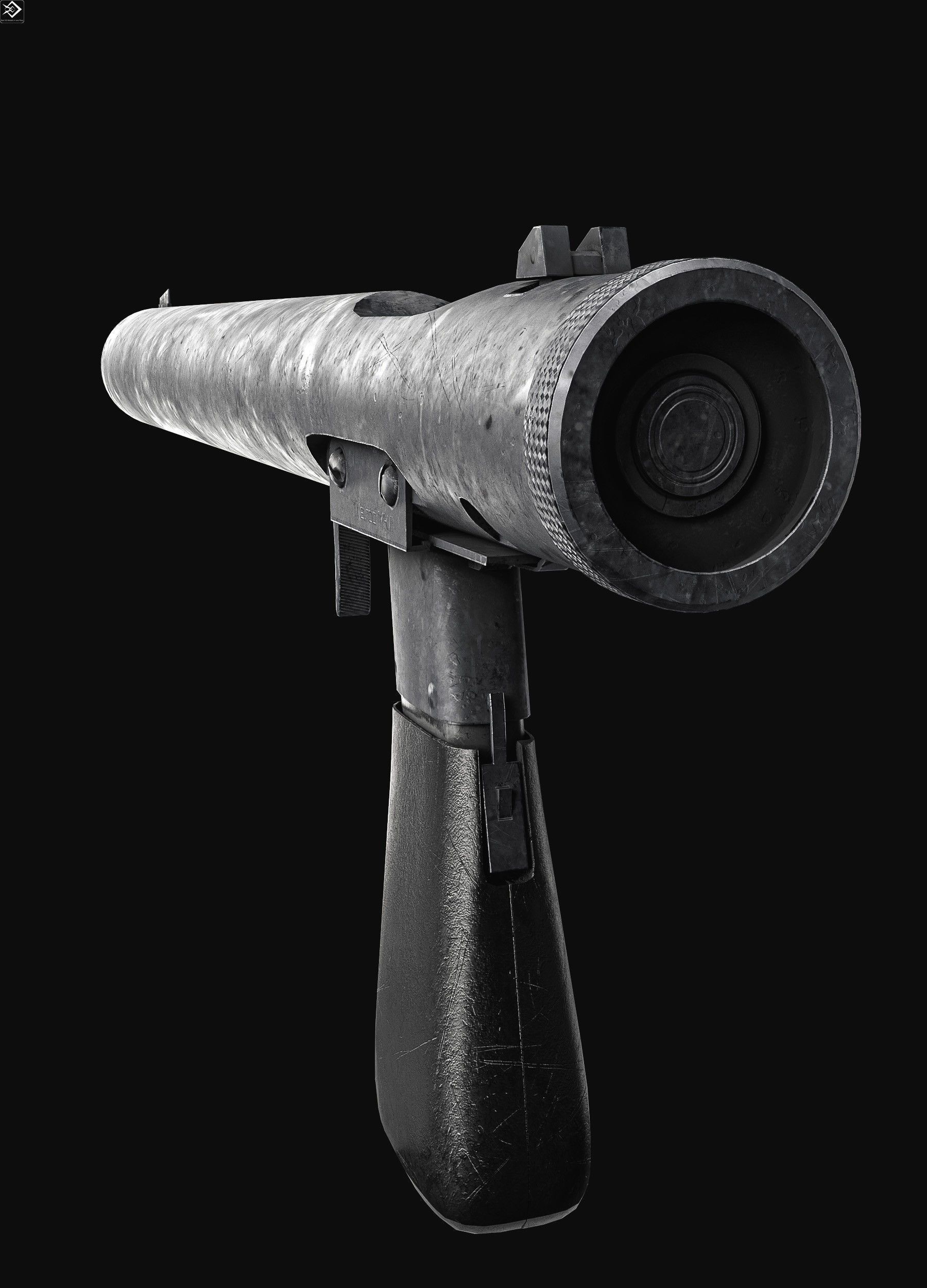 3D model Welrod Mk II Suppressed Pistol VR / AR / low-poly | CGTrader