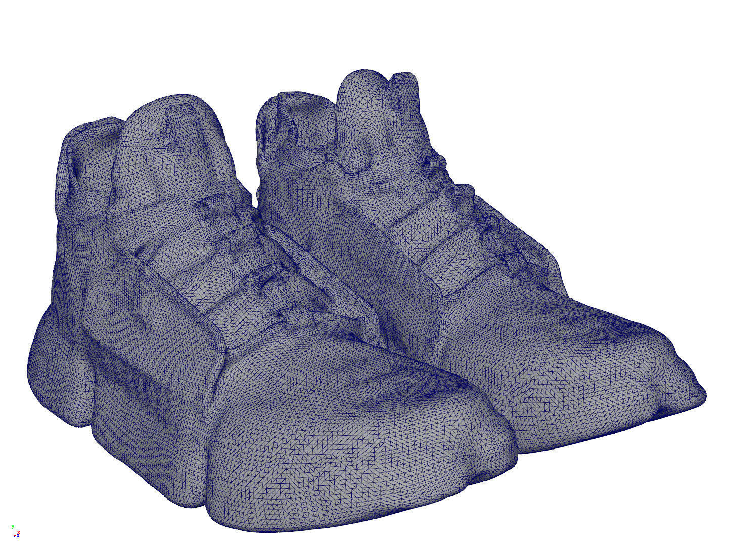 Cyberpunk fashion sneaker scifi future shoes footwear 3D model_6