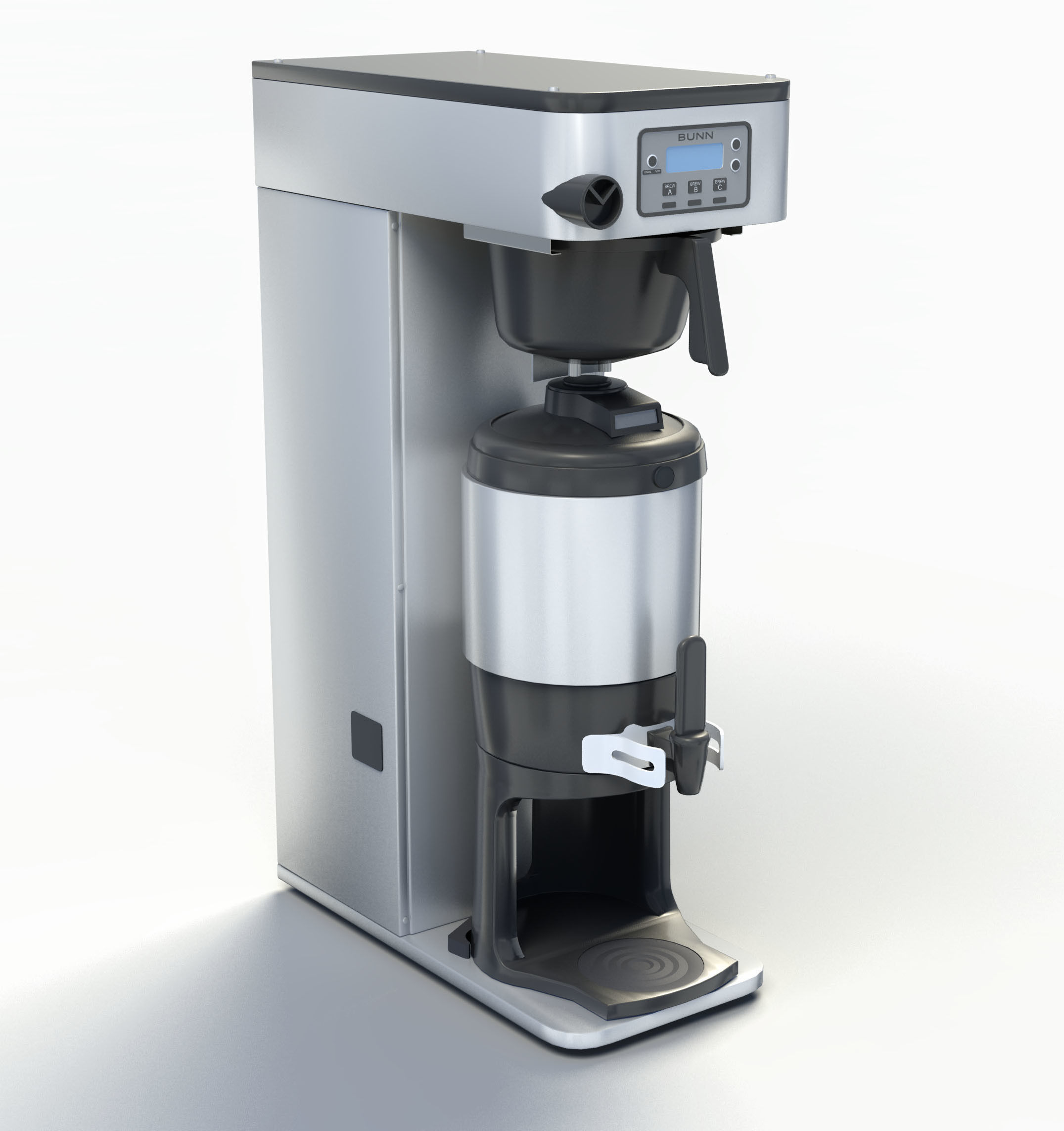 BUNN ICB Coffee Brewer with server 3D model CGTrader