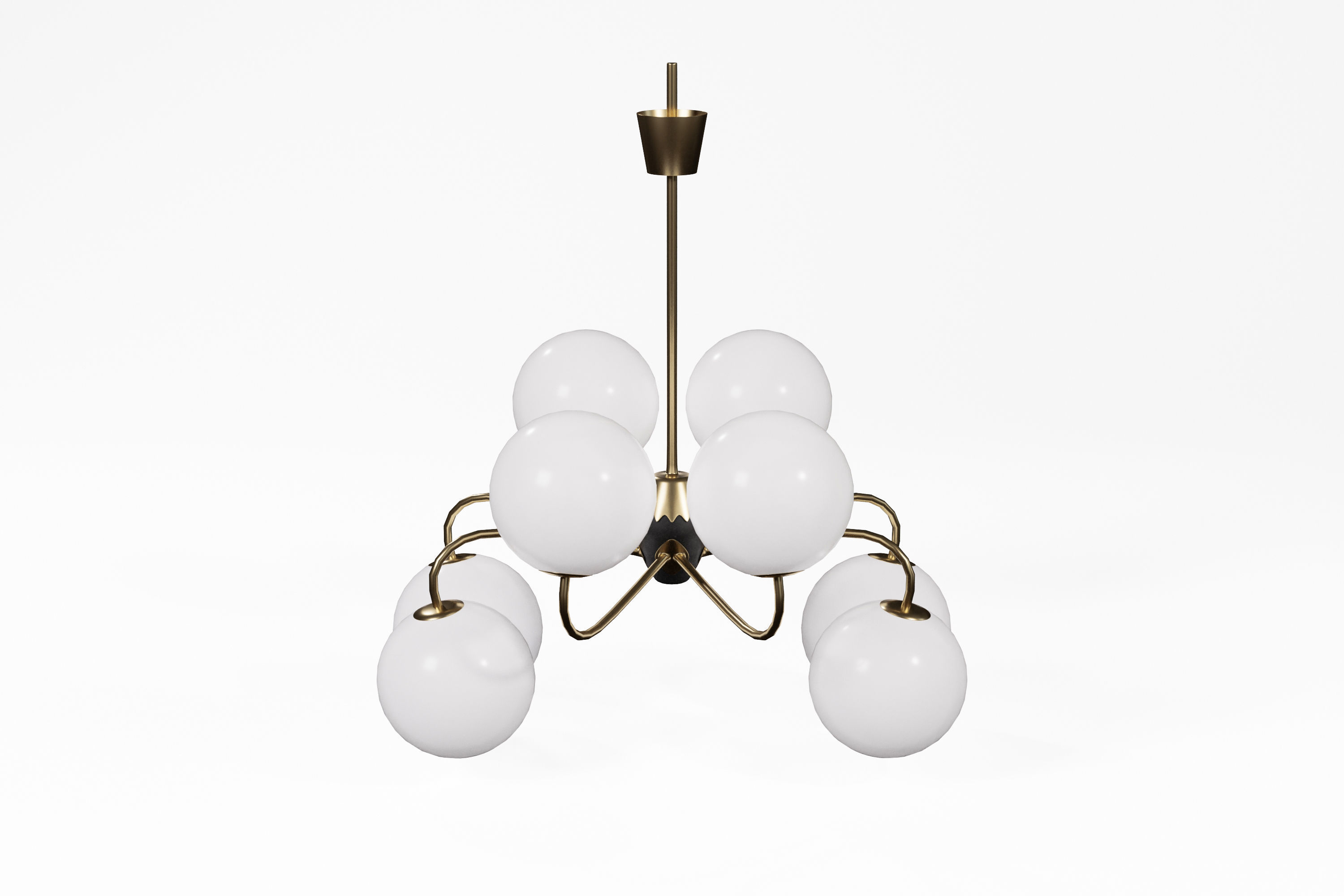 Modern Ceiling Lamp 3D model_5