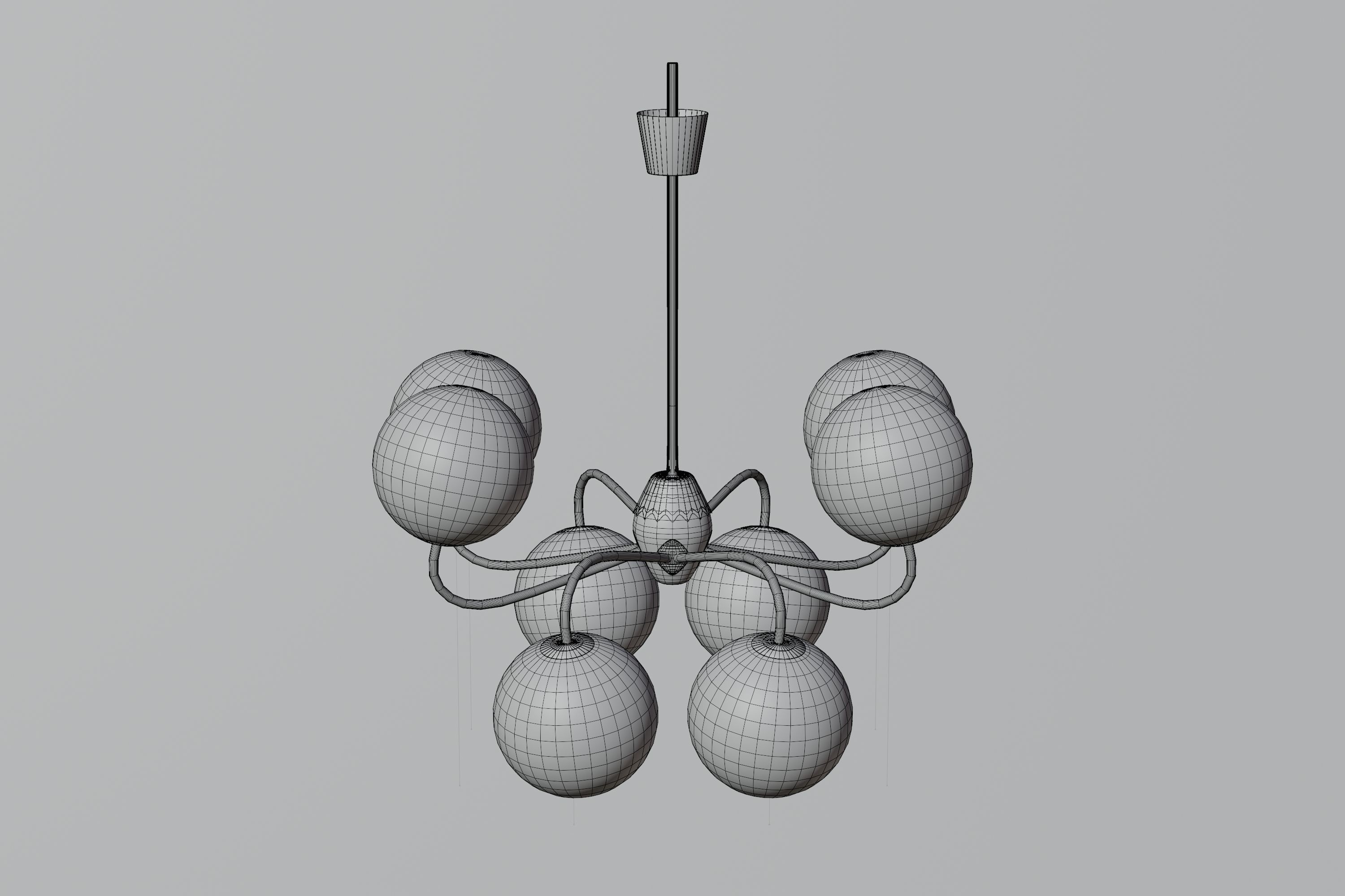 Modern Ceiling Lamp 3D model_2