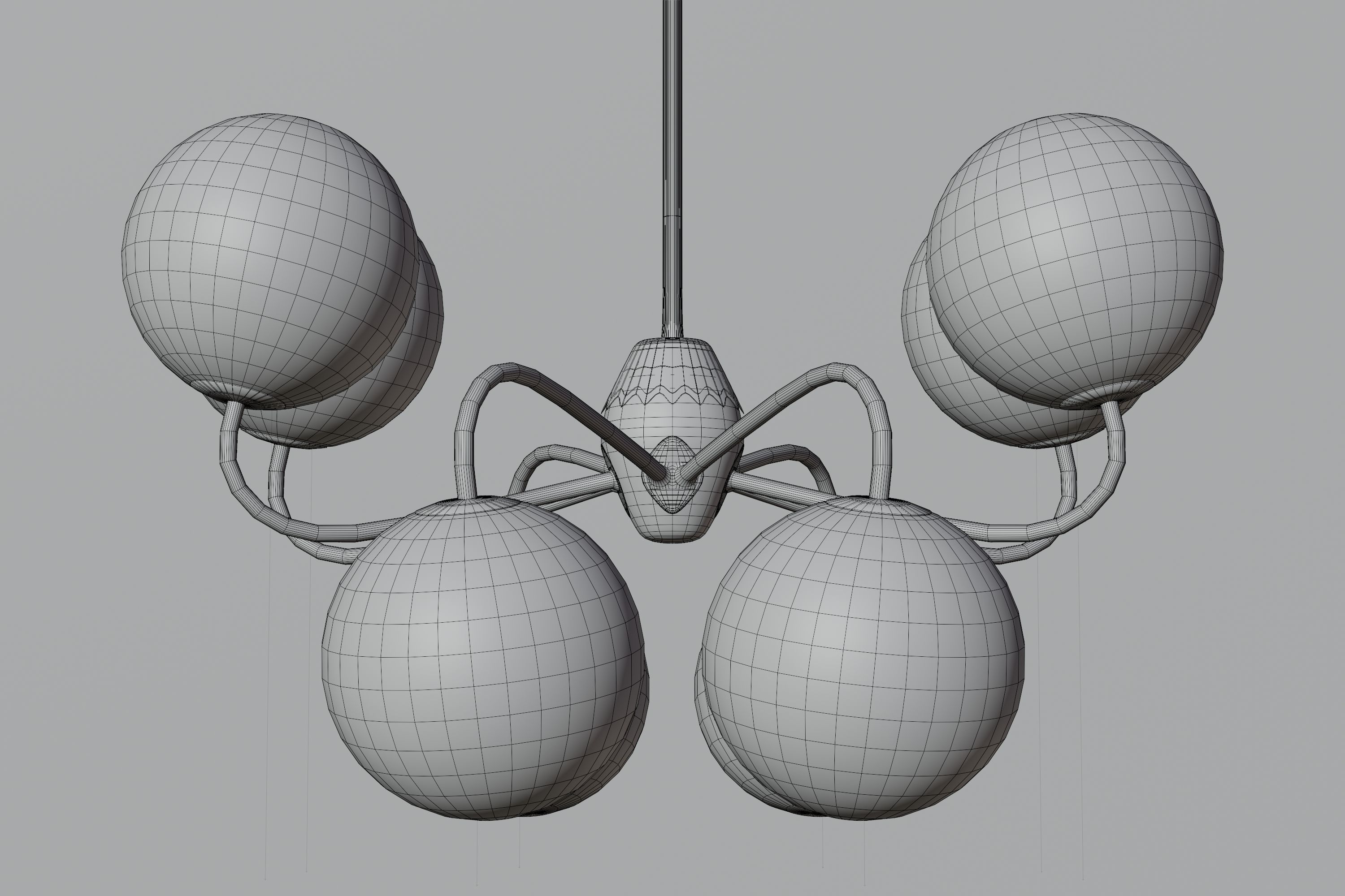 Modern Ceiling Lamp 3D model_10