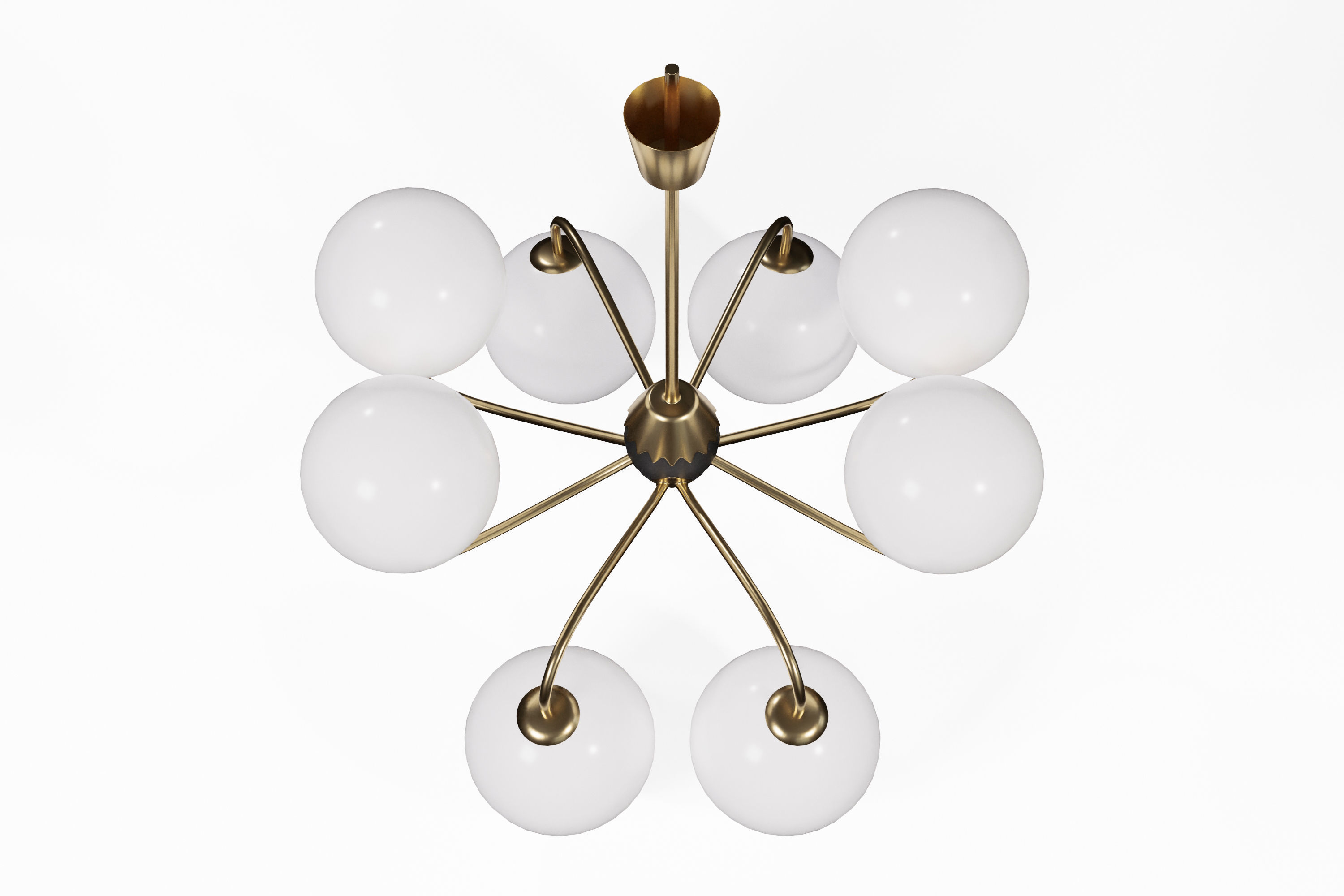 Modern Ceiling Lamp 3D model_7
