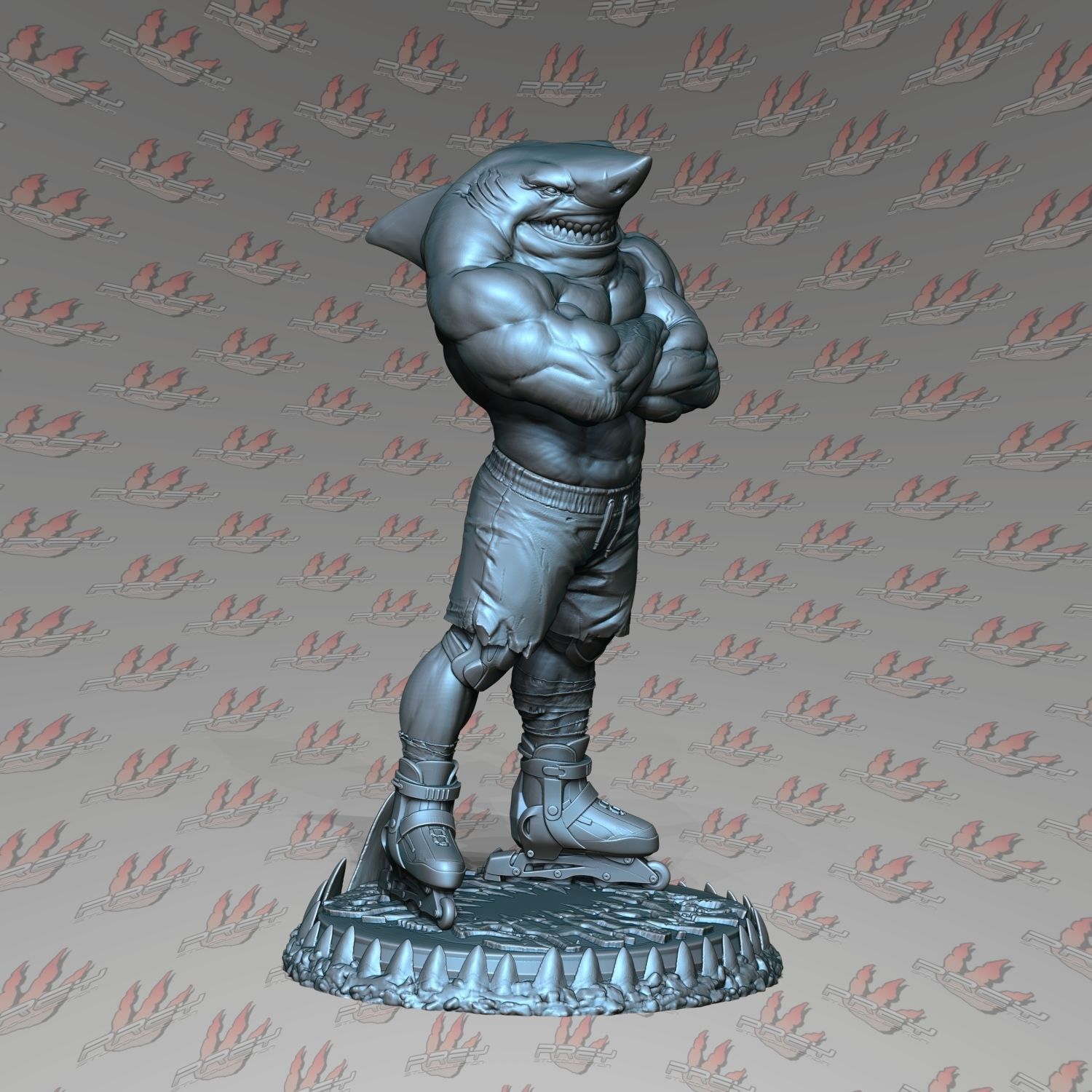 Streex 1-57 scale Street Sharks  -32mm Scale- 3D print model_2