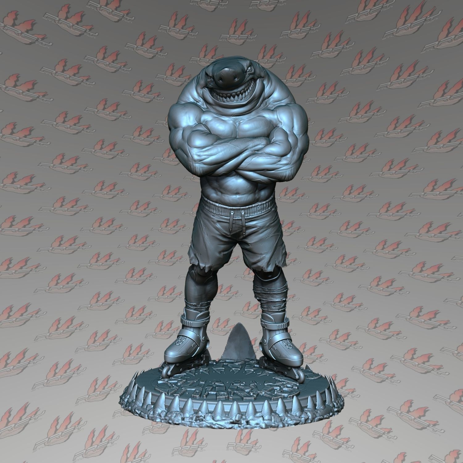 Streex 1-57 scale Street Sharks  -32mm Scale- 3D print model_1