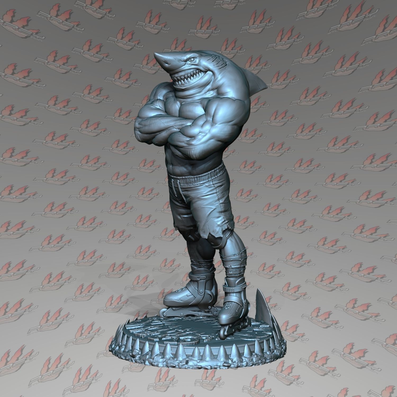 Streex 1-57 scale Street Sharks  -32mm Scale- 3D print model_4