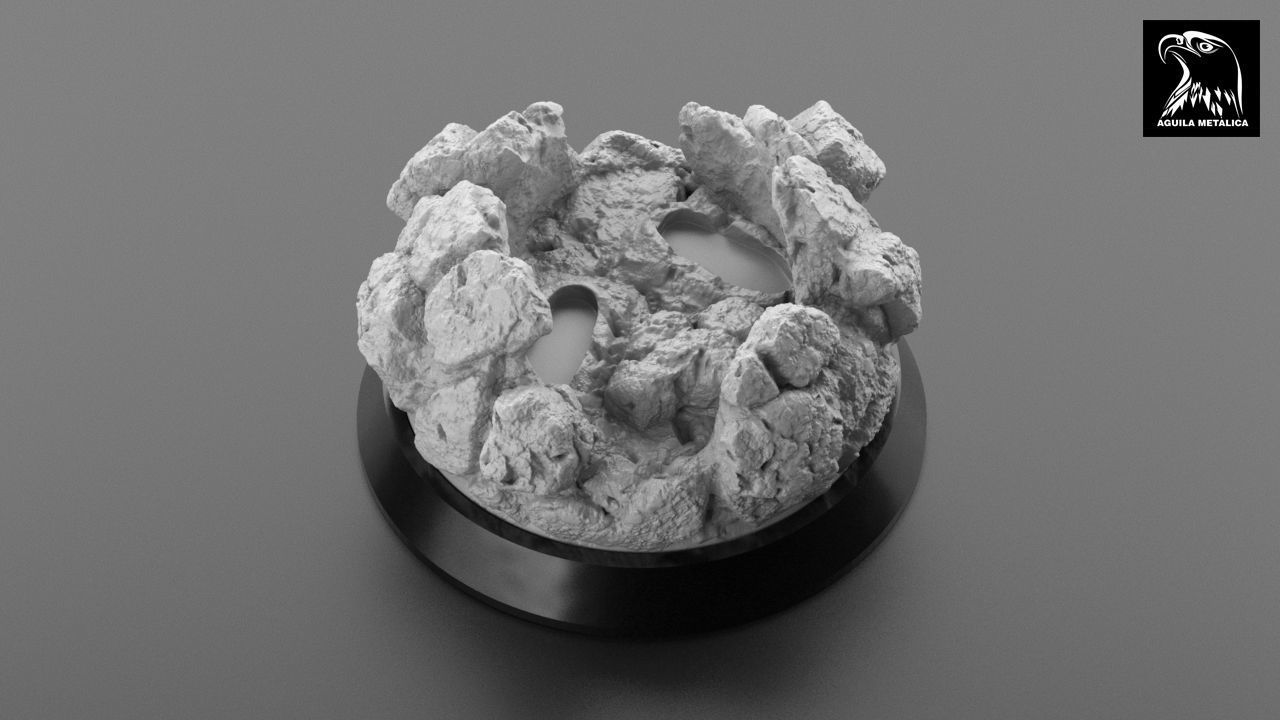 Saint Seiya Saga de Geminis Base 3D Print Archivos STL 3D print 3D print model_3