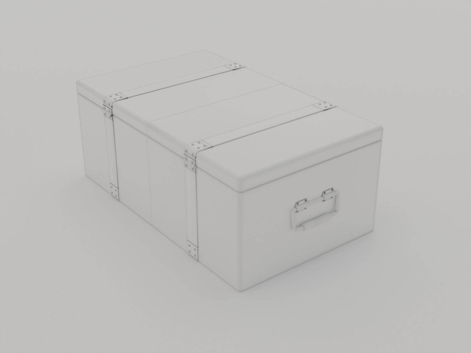 First Aid Kit - Military - Low Poly Low-poly 3D model_4