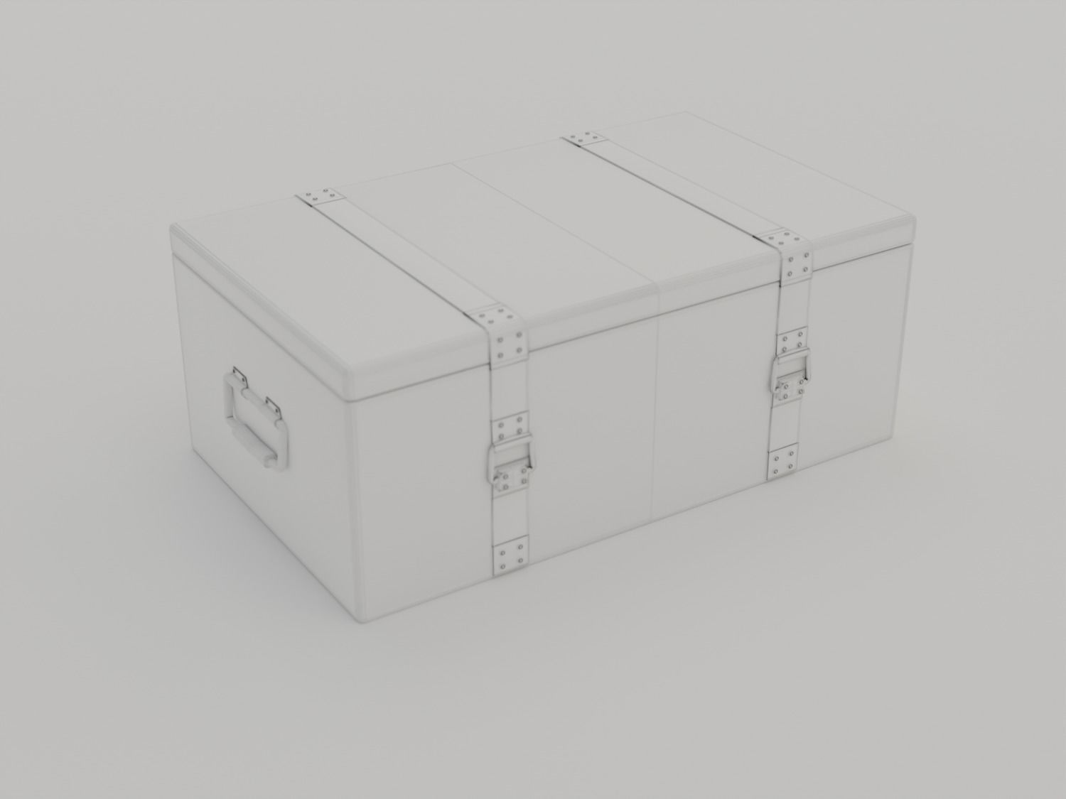 First Aid Kit - Military - Low Poly Low-poly 3D model_1