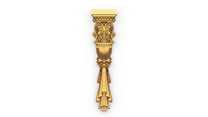 Classic decor ornament 186 3D print model