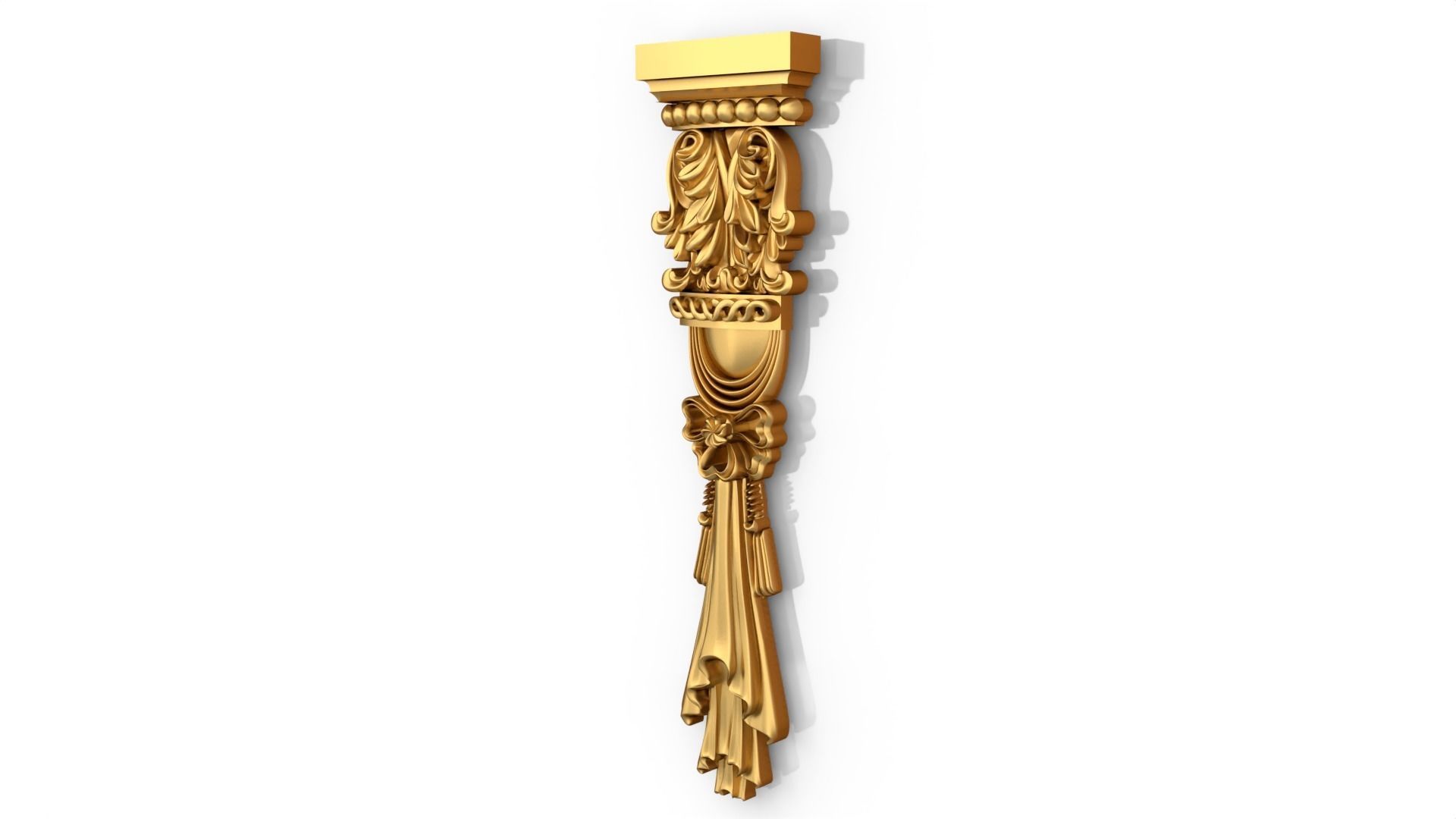 Classic decor ornament 186 3D print model_2