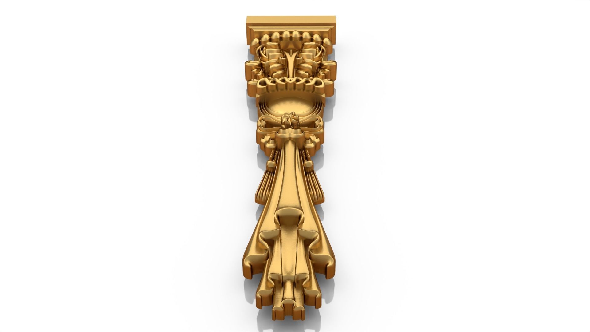 Classic decor ornament 186 3D print model_3