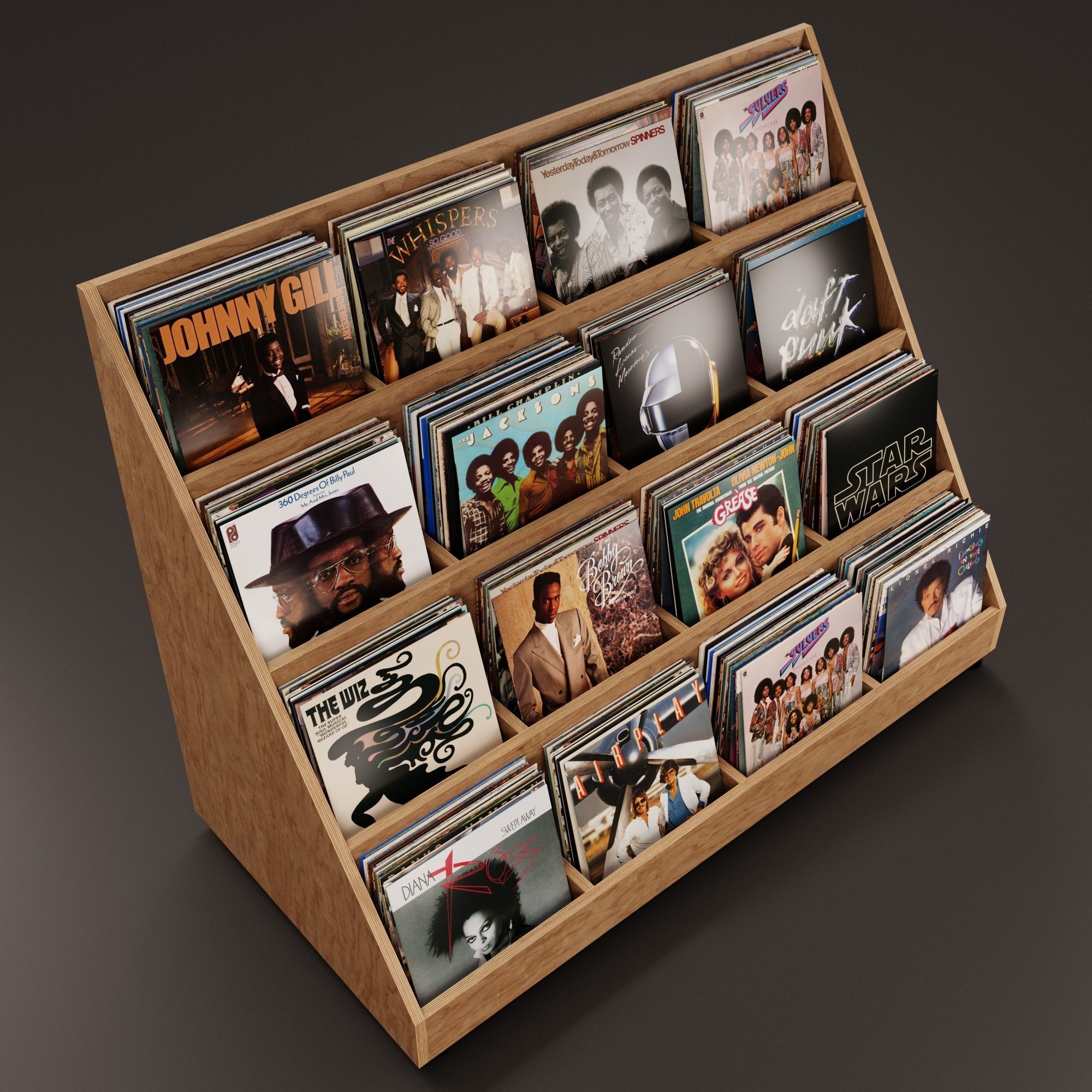 Vinyl Storage No41 3D model_4