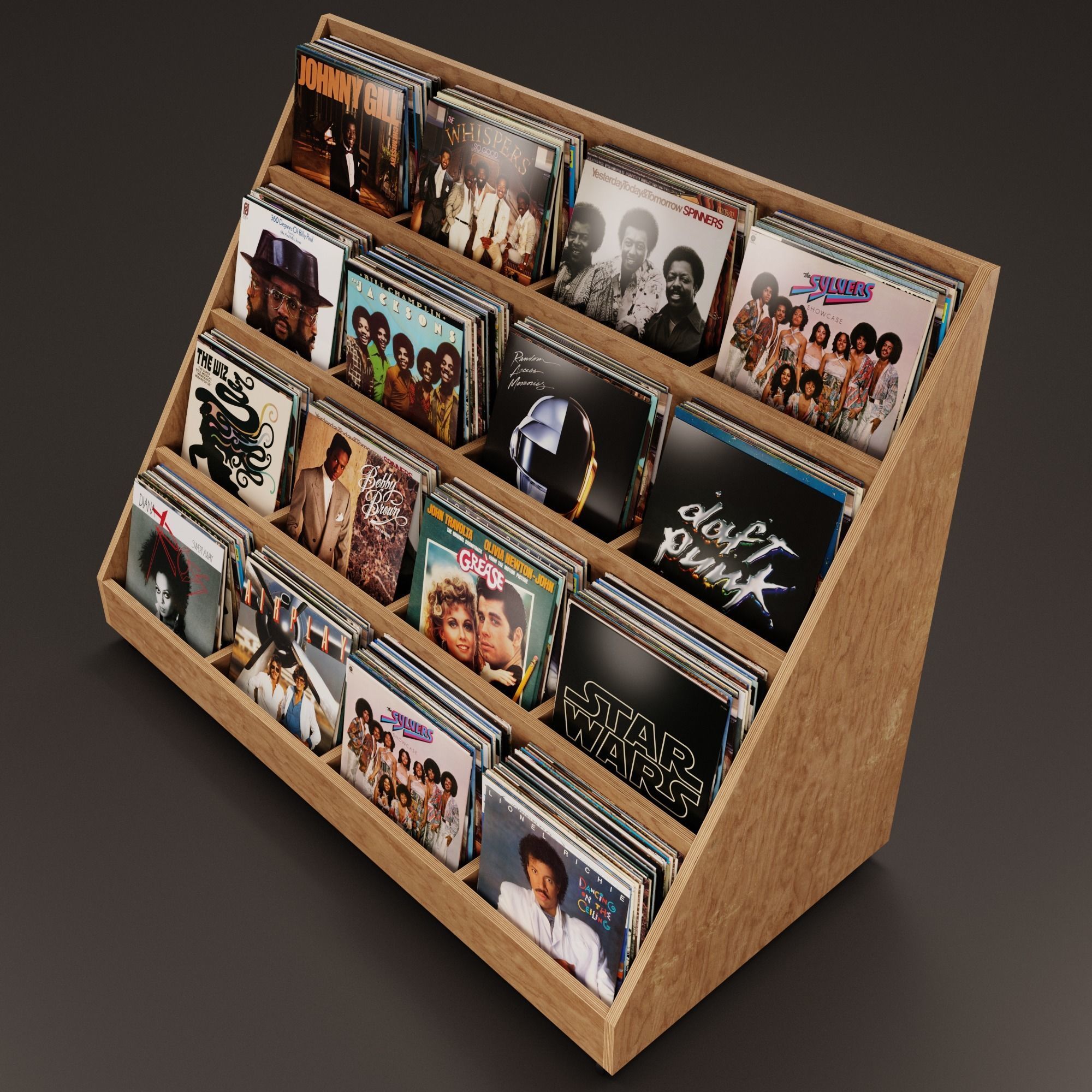 Vinyl Storage No41 3D model_5