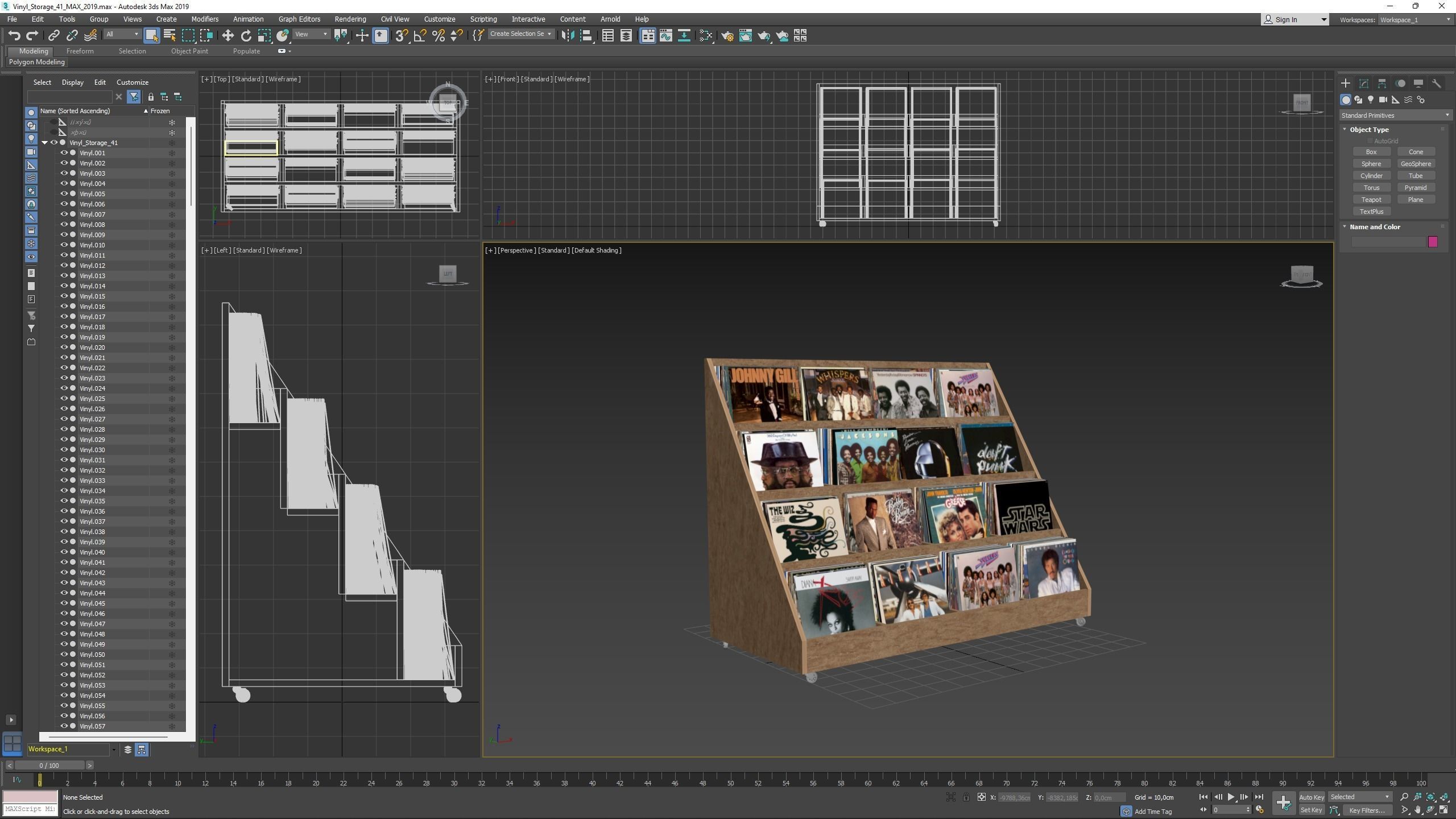 Vinyl Storage No41 3D model_12