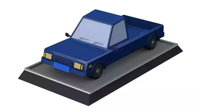 Low Poly Car Truck