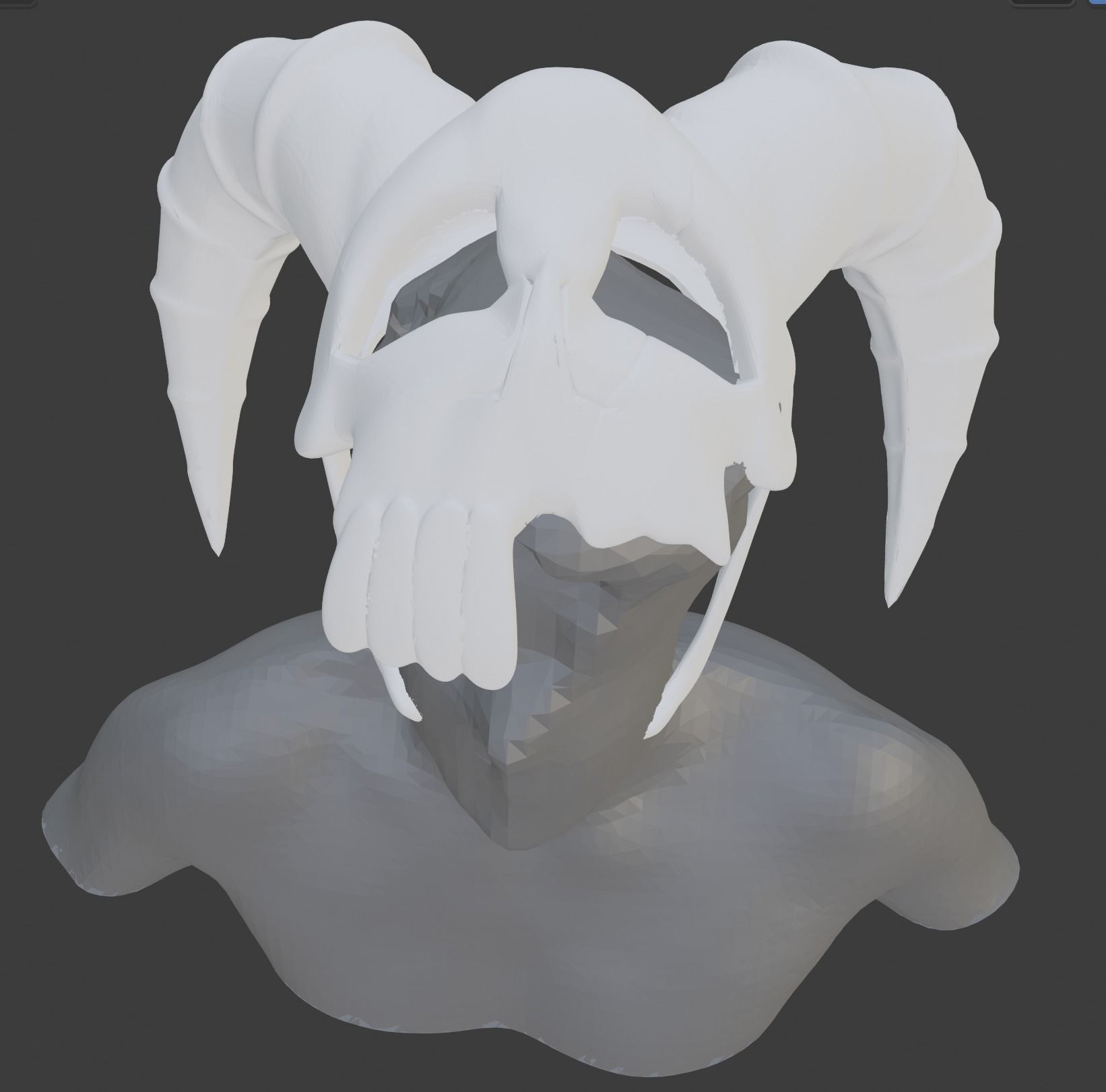 Nelliel Centaur Mask 3D Model - Bleach Cosplay - Nelliel Cosplay 3D print model_1