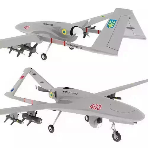 Bairaktar TB2 3D model