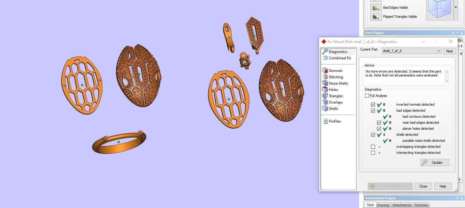 BVLGARI Ring and Earrings 3D print model_5