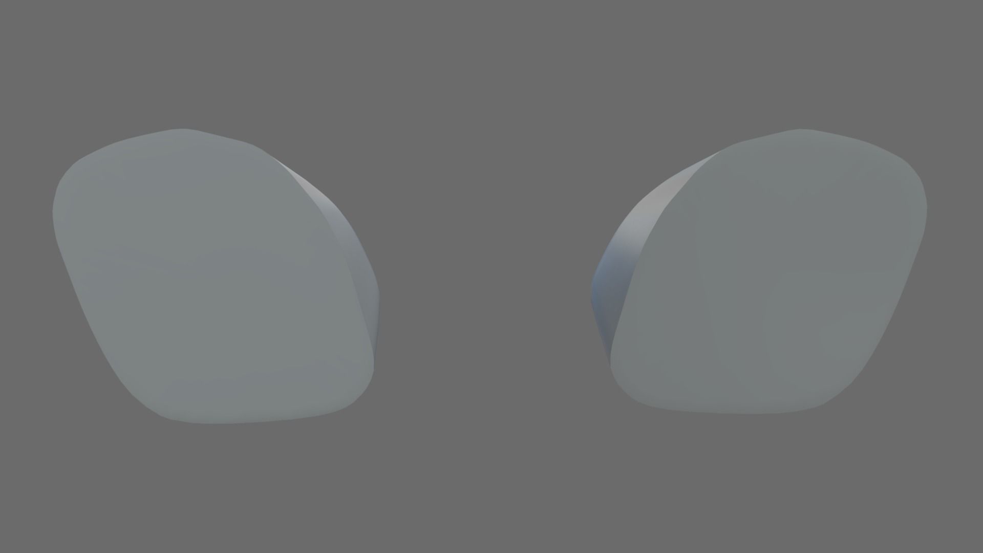 Headlights Custom 01 Low-poly 3D model_3