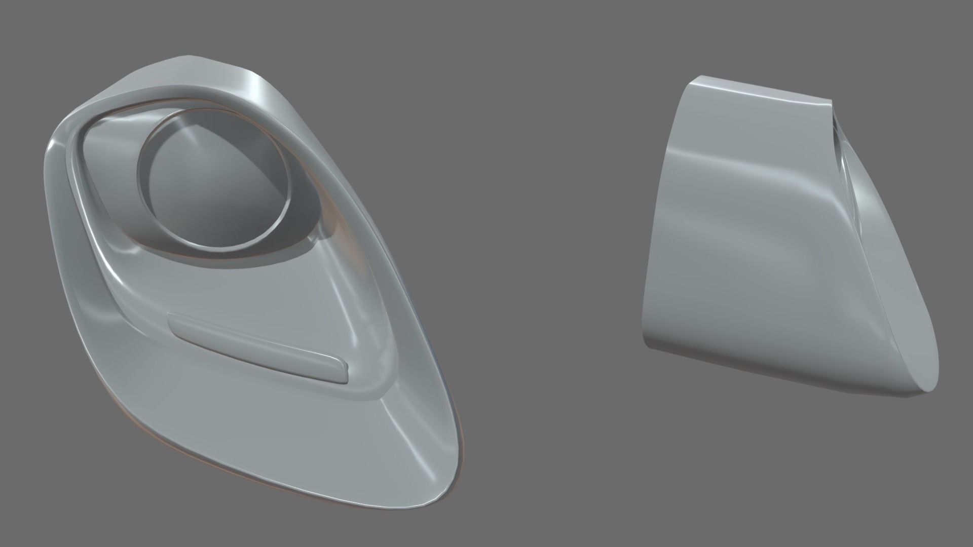 Headlights Custom 01 Low-poly 3D model_5