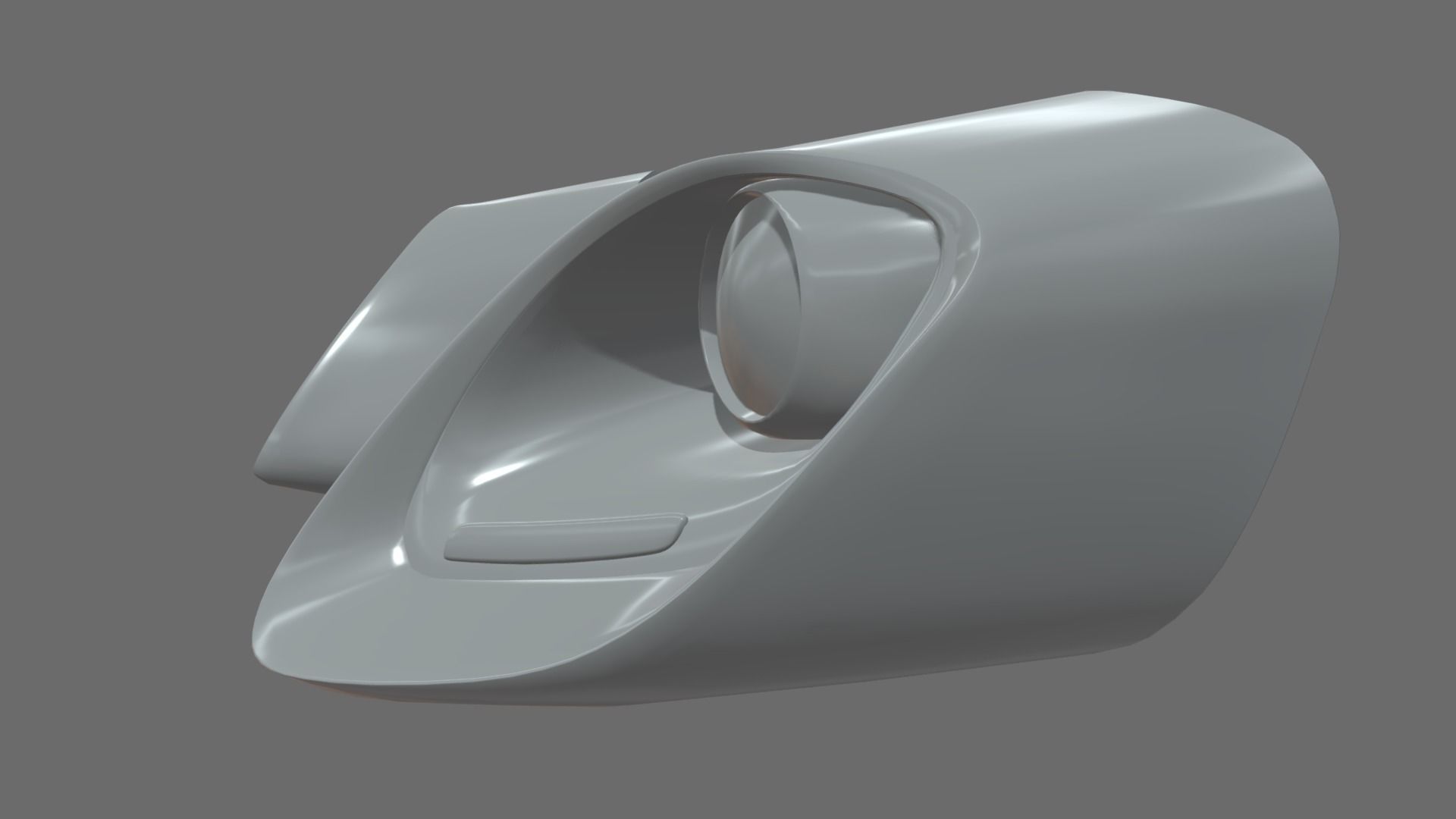 Headlights Custom 01 Low-poly 3D model_1